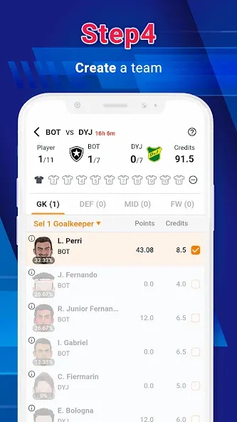 Legend Fantasy- Fantasy sports (Легенда фэнтези)  [МОД Все открыто] Screenshot 5