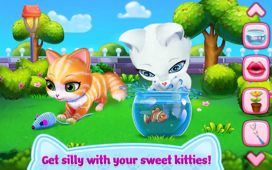 Kitty Love - My Fluffy Pet  [МОД Много денег] Screenshot 2