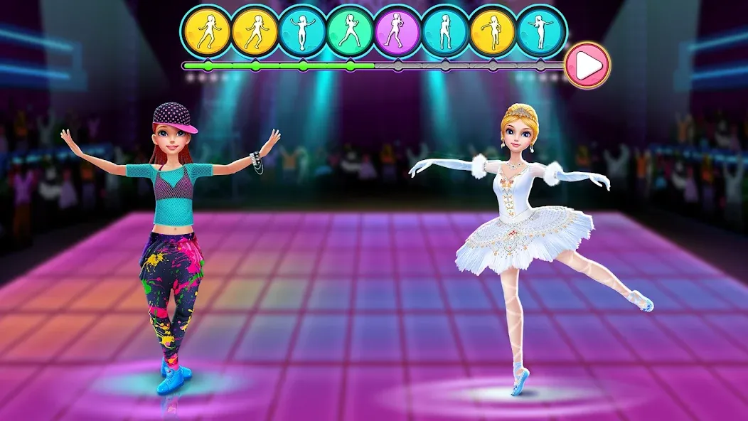 Dance Clash: Ballet vs Hip Hop  [МОД Бесконечные монеты] Screenshot 5