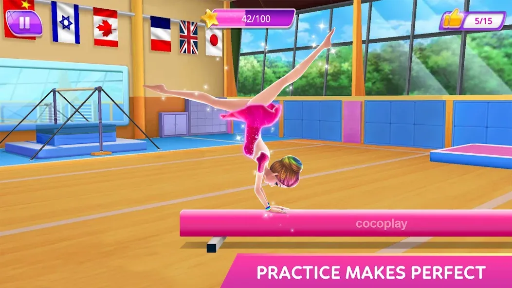 Gymnastics Superstar Star Girl  [МОД Меню] Screenshot 4