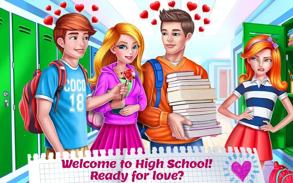 High School Crush - Love Story  [МОД Unlocked] Screenshot 1