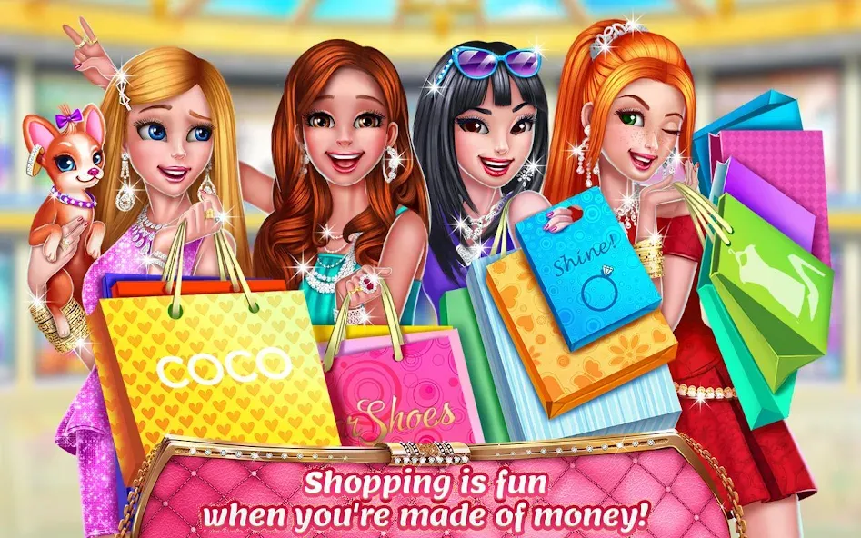 Rich Girl Mall - Shopping Game  [МОД Много монет] Screenshot 5