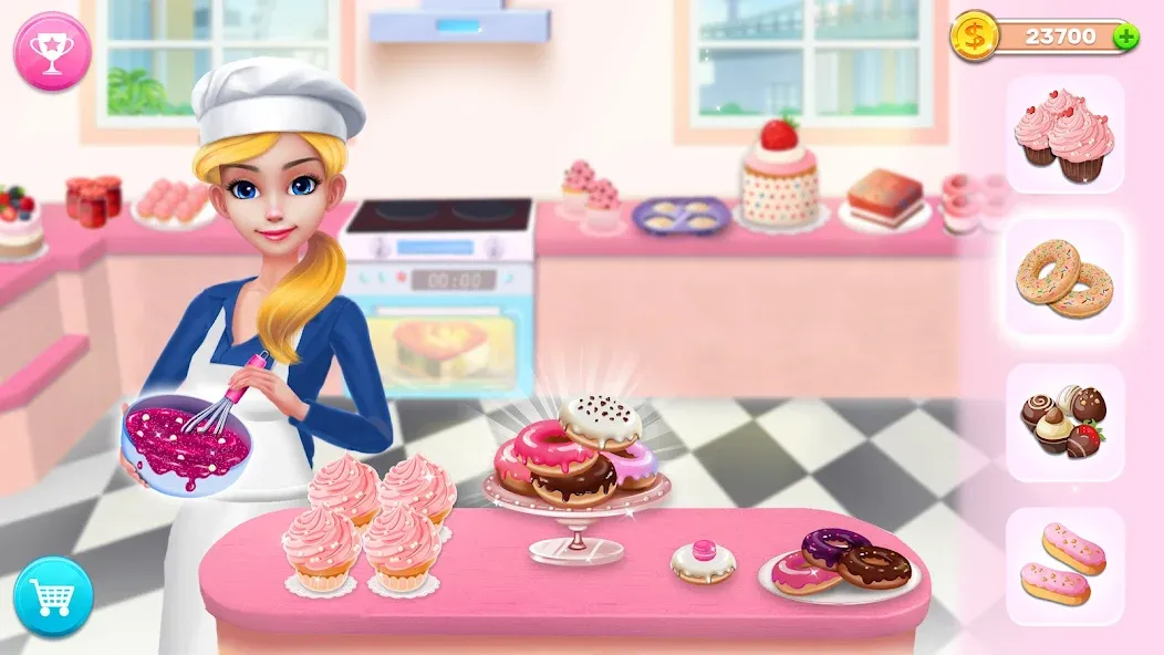 My Bakery Empire: Bake a Cake  [МОД Все открыто] Screenshot 1