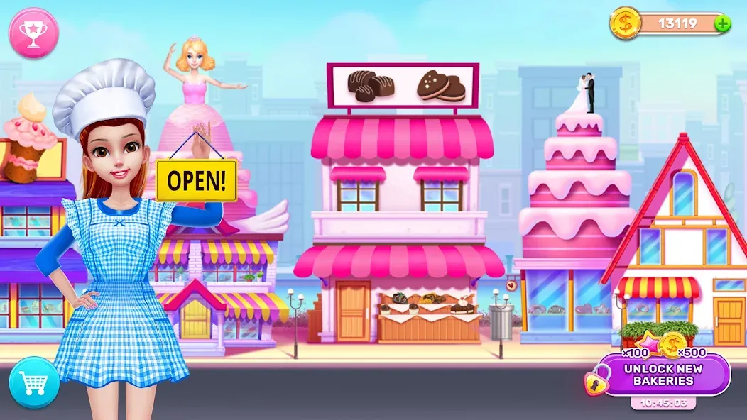 My Bakery Empire: Bake a Cake  [МОД Все открыто] Screenshot 2