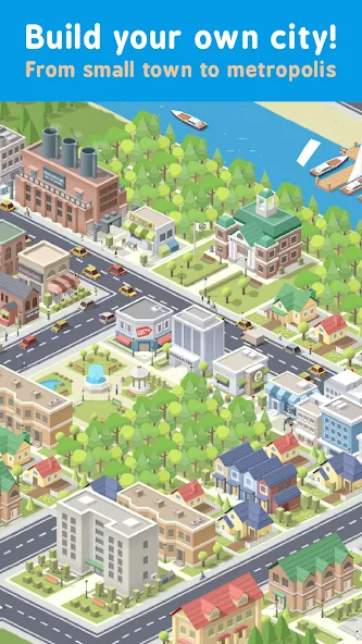 Pocket City Free (Покет Сити)  [МОД Бесконечные монеты] Screenshot 1