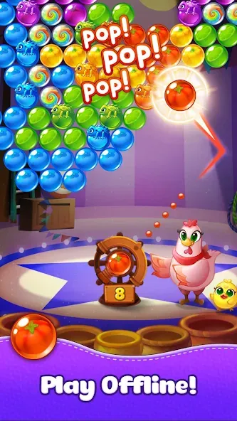 Bubble CoCo : Bubble Shooter (Бабл Коко)  [МОД Unlimited Money] Screenshot 5