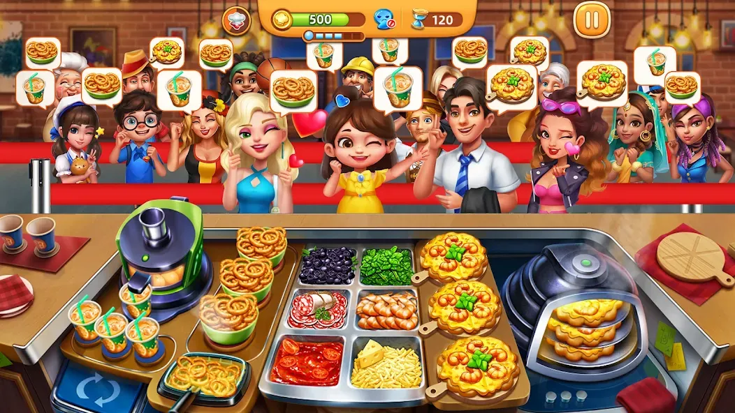 Cooking City - Cooking Games (Кукинг Сити)  [МОД Много денег] Screenshot 2