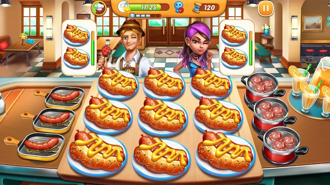 Cooking City - Cooking Games (Кукинг Сити)  [МОД Много денег] Screenshot 4