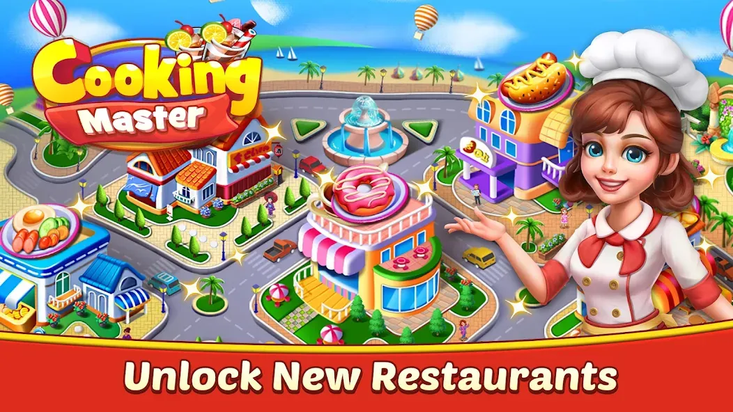 Cooking Master:Restaurant Game (Кукинг Мастер)  [МОД Бесконечные монеты] Screenshot 1