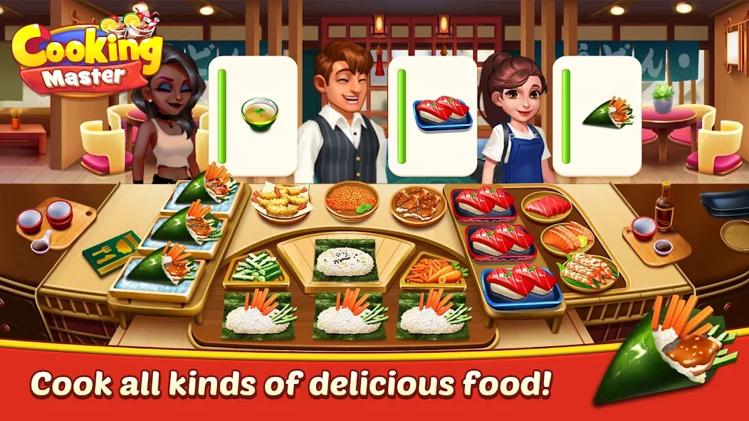 Cooking Master:Restaurant Game (Кукинг Мастер)  [МОД Бесконечные монеты] Screenshot 3