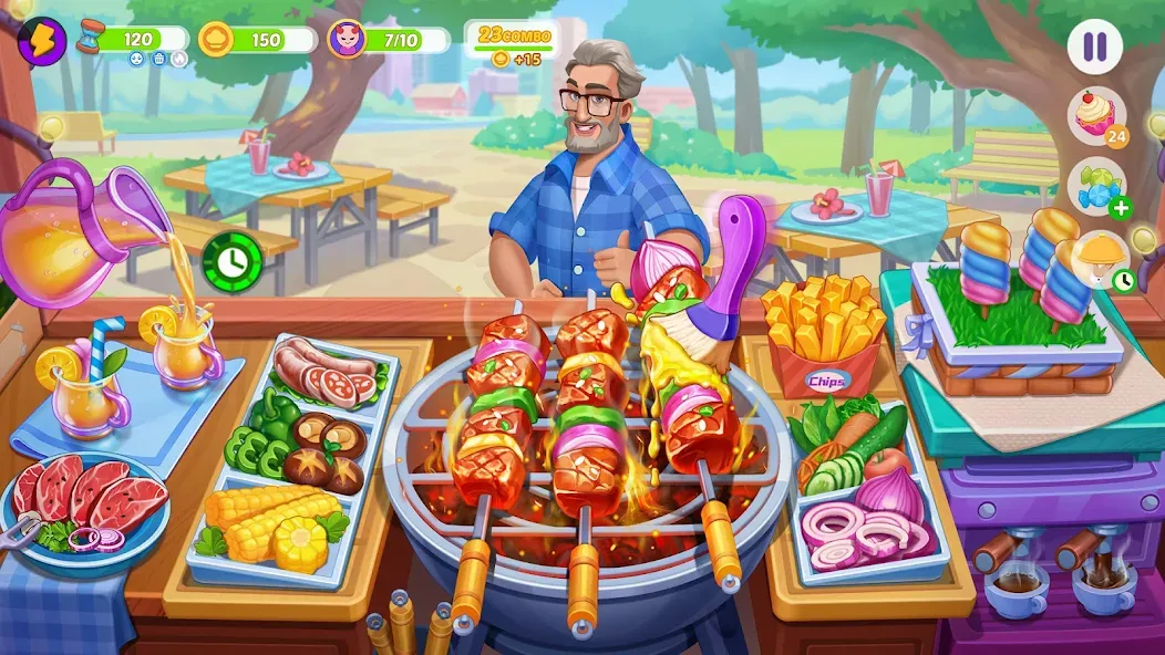 Cooking Town - Restaurant Game (Кукинг Таун)  [МОД Menu] Screenshot 1