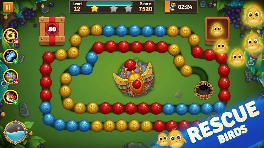 Jungle Marble Blast  [МОД Меню] Screenshot 2