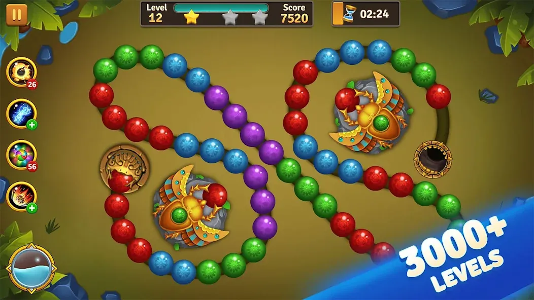 Jungle Marble Blast  [МОД Меню] Screenshot 3