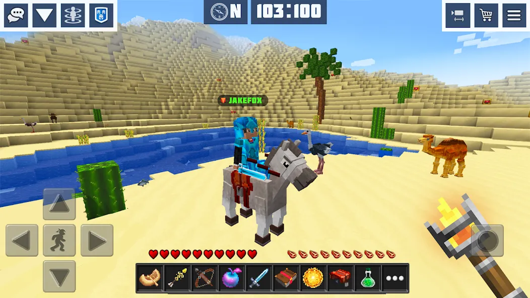 Block Craft World:Planet Craft  [МОД Unlimited Money] Screenshot 1