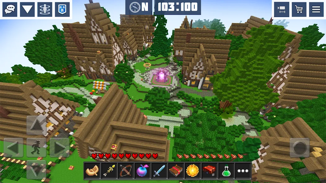 Block Craft World:Planet Craft  [МОД Unlimited Money] Screenshot 2