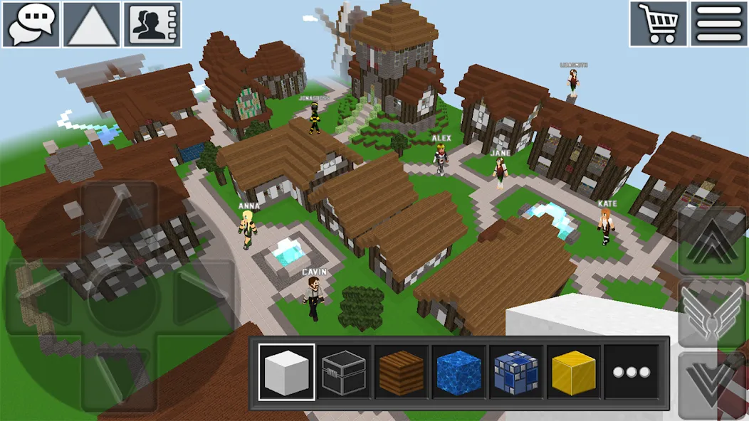 World Craft: Block Craftsman  [МОД Бесконечные деньги] Screenshot 1