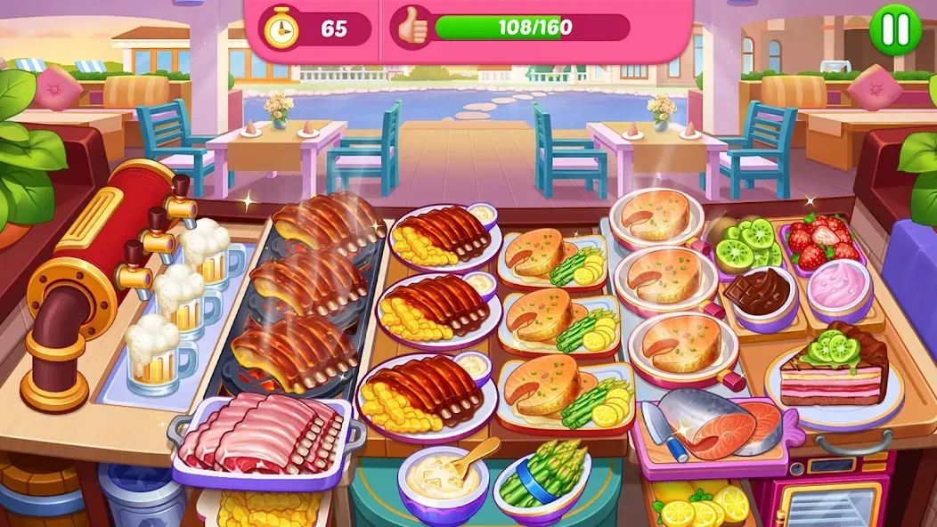 Crazy Cooking Diner: Chef Game (Крейзи кукинг дайнер)  [МОД Unlocked] Screenshot 4