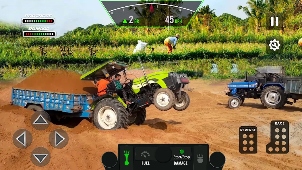 Tractor Simulator Farm Games (Фарминг игры)  [МОД Меню] Screenshot 2