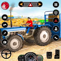 Скачать взлом Tractor Simulator Farm Games (Фарминг игры)  [МОД Меню] на Андроид