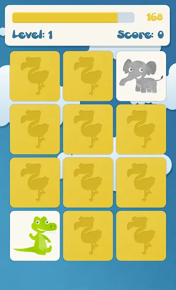 Animals memory game for kids  [МОД Меню] Screenshot 3