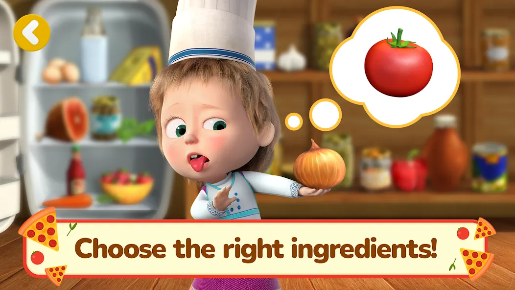 Masha and the Bear Pizza Maker  [МОД Menu] Screenshot 2