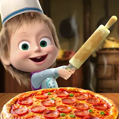 Скачать взлом Masha and the Bear Pizza Maker [МОД Menu] на Андроид