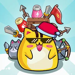 Скачать взлом CatnRobot Idle TD: Battle Cat (КэтТауэр Айдл ТД)  [МОД Меню] на Андроид