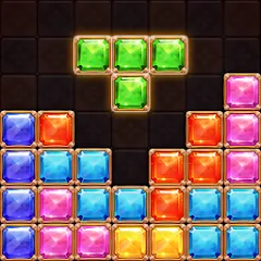 Скачать взлом Puzzle Block Jewels (Пазл Блок Драгоценности)  [МОД Бесконечные деньги] на Андроид