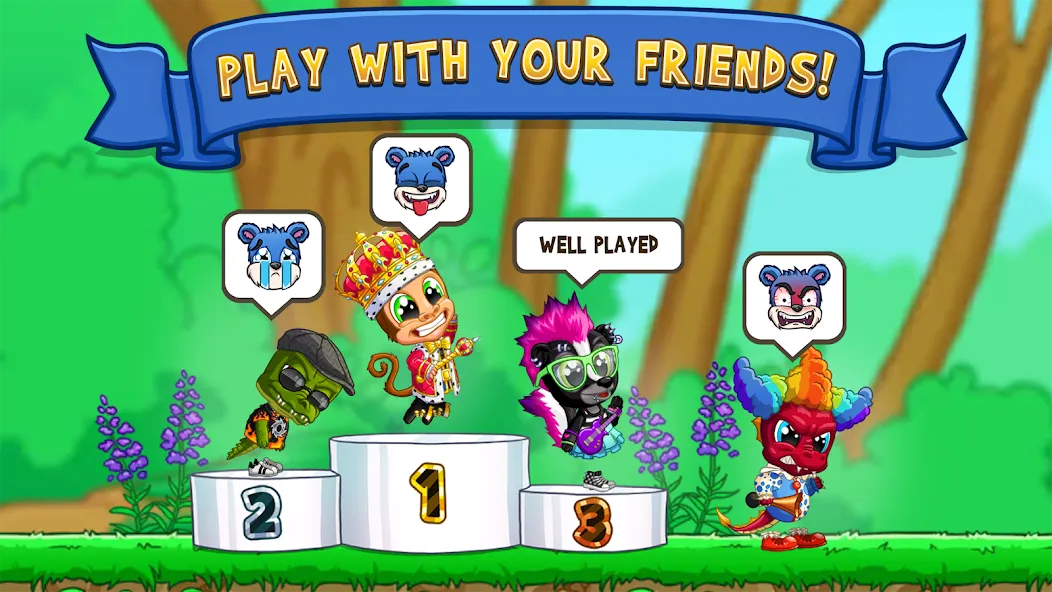 Fun Run 3 - Multiplayer Games (Фан Ран 3)  [МОД Бесконечные деньги] Screenshot 2