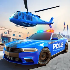 Скачать взлом US Police Car Transporter Game (Полицейский транспорт игры)  [МОД Unlimited Money] на Андроид