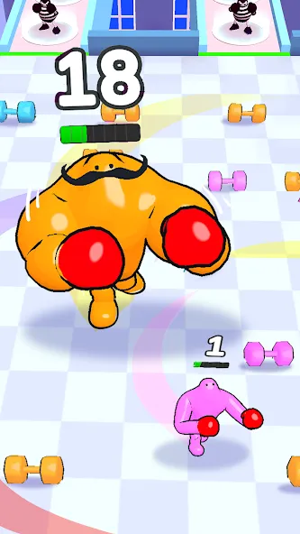 Punchy Race: Run & Fight Game (Панчи Рейс)  [МОД Unlimited Money] Screenshot 2