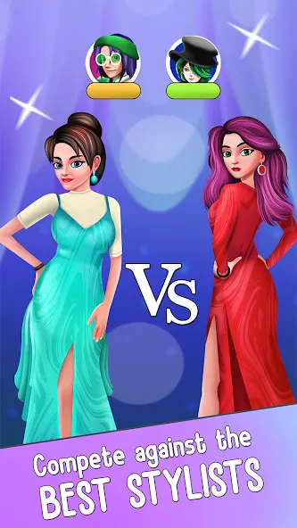 Fashion Stylist Makeup Dressup  [МОД Все открыто] Screenshot 1