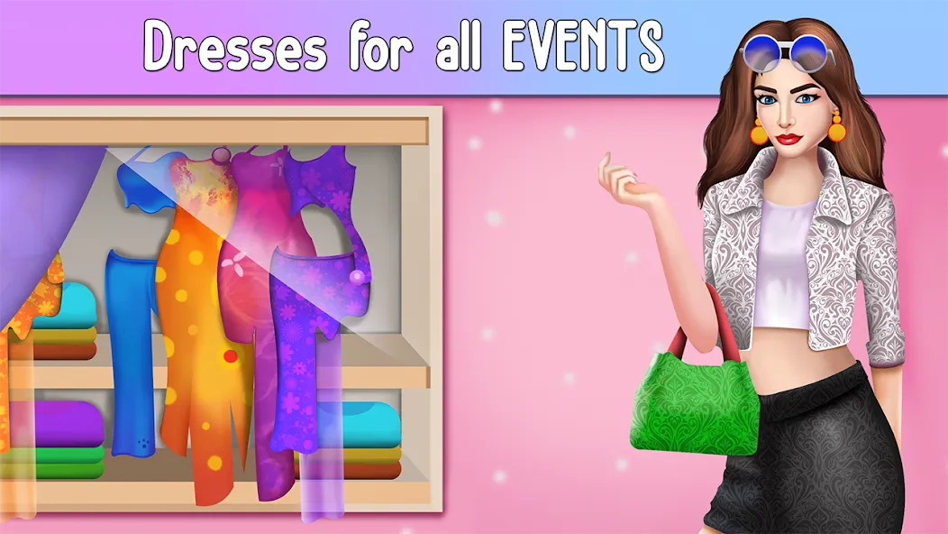 Fashion Stylist Makeup Dressup  [МОД Все открыто] Screenshot 5