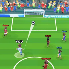 Скачать взлом Soccer Battle - PvP Football [МОД Бесконечные деньги] на Андроид