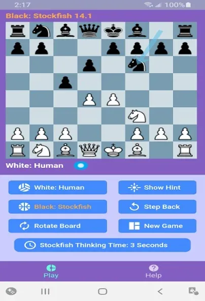 Chess With Stockfish 16  [МОД Menu] Screenshot 1