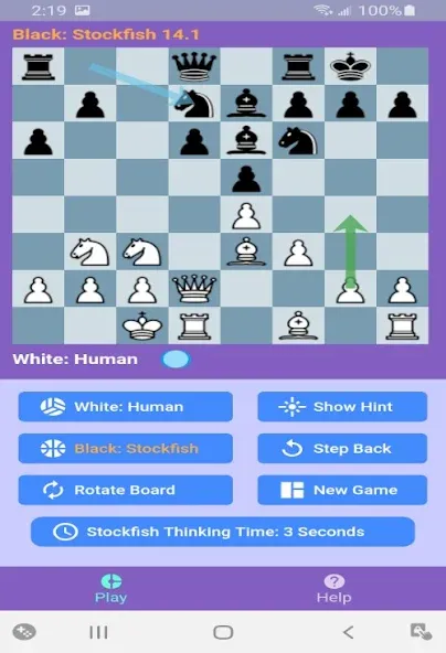 Chess With Stockfish 16  [МОД Menu] Screenshot 3