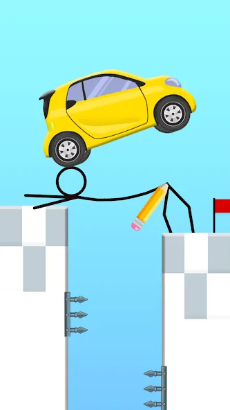 Draw 2 Bridge: Draw Save Car (Дроу 2 Бридж)  [МОД Mega Pack] Screenshot 4