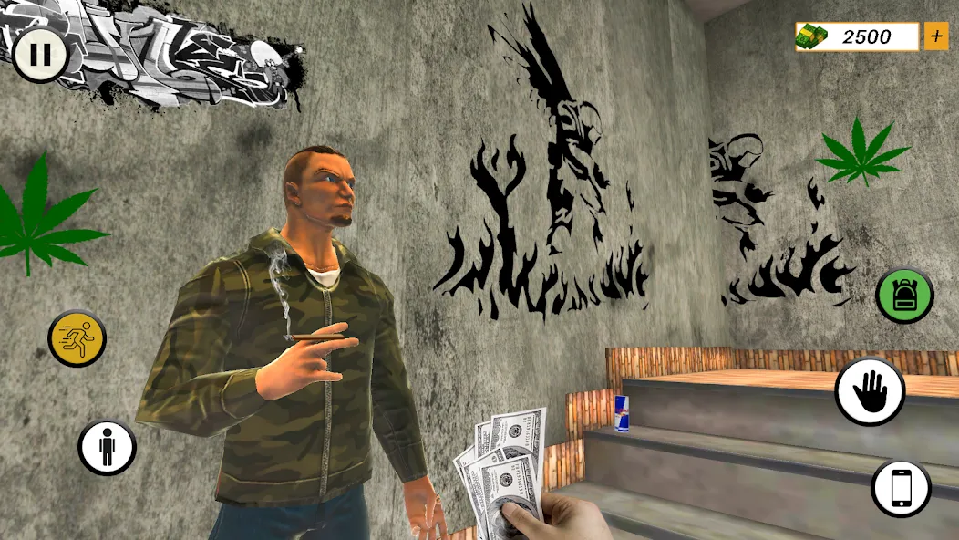 Drug Mafia 3d Weed Mafia Games  [МОД Много денег] Screenshot 2