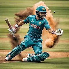 Скачать взлом World Cricket Games Offline  [МОД Много монет] на Андроид