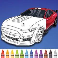 Скачать взлом Cars Color By Number (Цветные машины по номерам) [МОД Unlocked] на Андроид