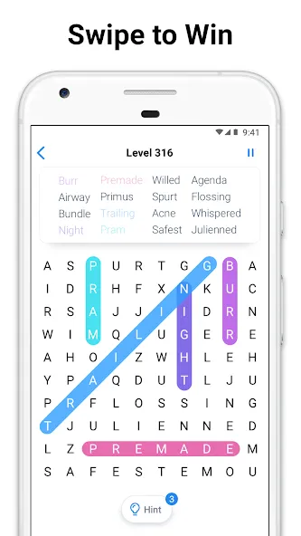 Word Search - crossword puzzle (Уорд Срч)  [МОД Много денег] Screenshot 3