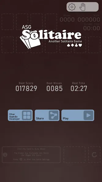 Solitaire - ASG (Солитр)  [МОД Бесконечные деньги] Screenshot 1