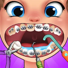 Скачать взлом Dentist games  [МОД Все открыто] на Андроид