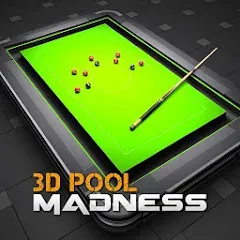 Скачать взлом 3D Pool Madness (Пул Безумие)  [МОД Много денег] на Андроид