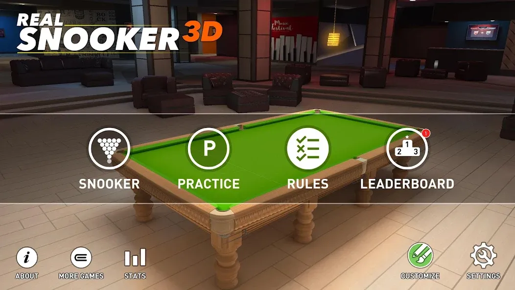 Real Snooker 3D (Реал Снукер 3D)  [МОД Много монет] Screenshot 5