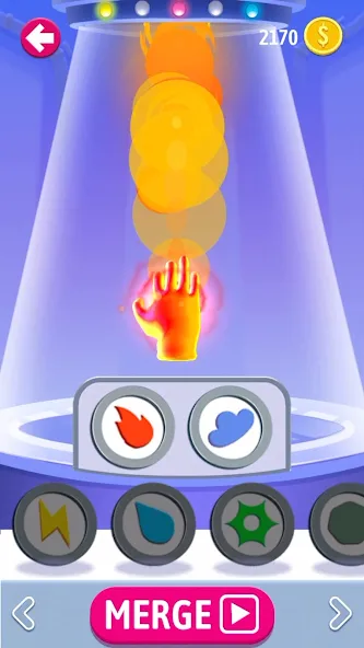 Elemental Gloves - Magic Power (Элементальные перчатки)  [МОД Много денег] Screenshot 1