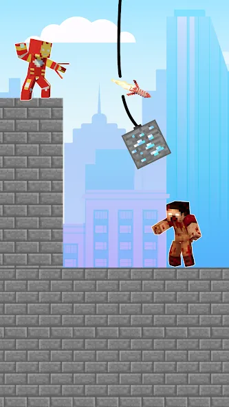 City Hero: Crime Shoot Puzzle (Хиро Крафт Пазлы)  [МОД Unlimited Money] Screenshot 3