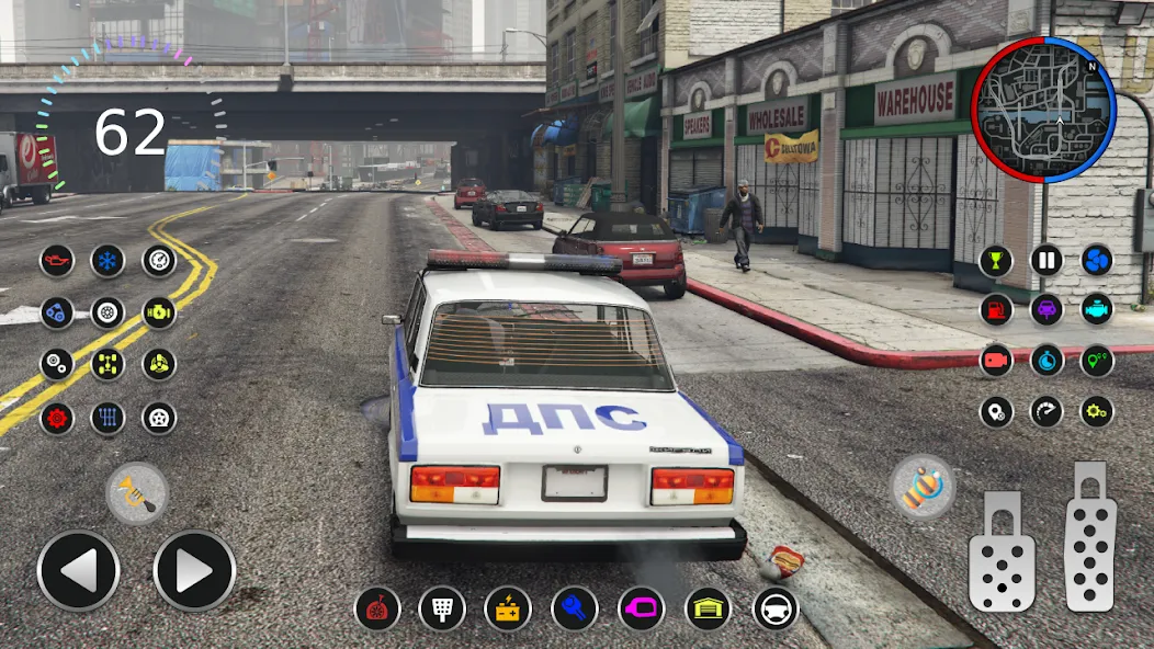 Police Car Riders: VAZ 2107  [МОД Бесконечные деньги] Screenshot 3