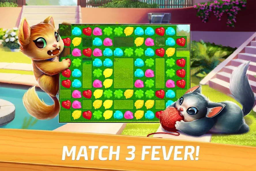 Meow Match (Мяу Матч)  [МОД Много монет] Screenshot 4