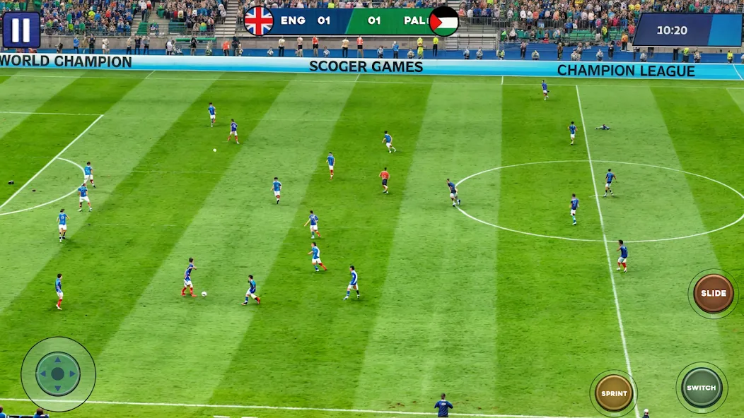 Soccer Games Football League (Соккер Геймс Футбол 2023)  [МОД Бесконечные монеты] Screenshot 2